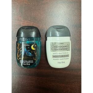 Bath & Body Works Hand Sanitizers- Moonlit Graveyard & Mahogany Teakwood